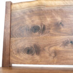 Powell live edge bench detail